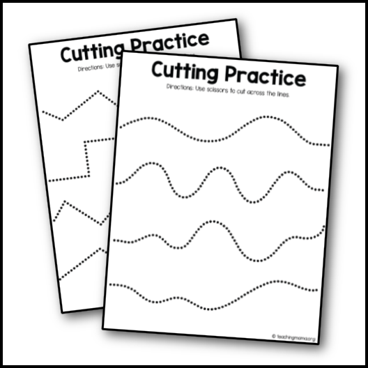 Advanced Cutting Practice – Printables Club