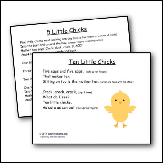 Chick Songs – Printables Club