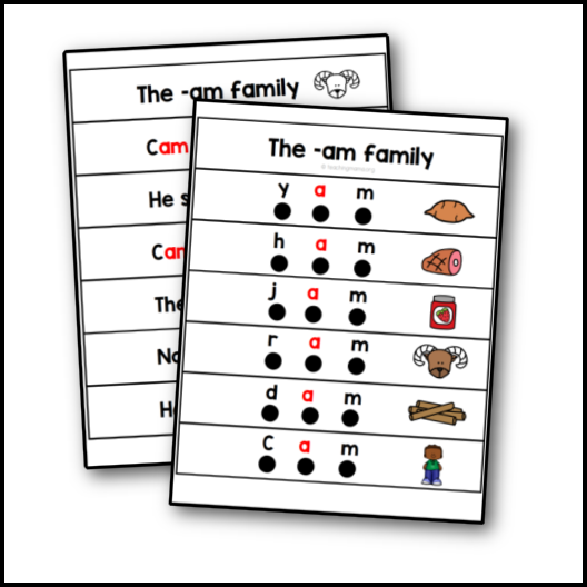 Short A Sentences – Printables Club