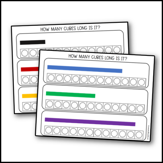 Unifix Measuring Printables Club